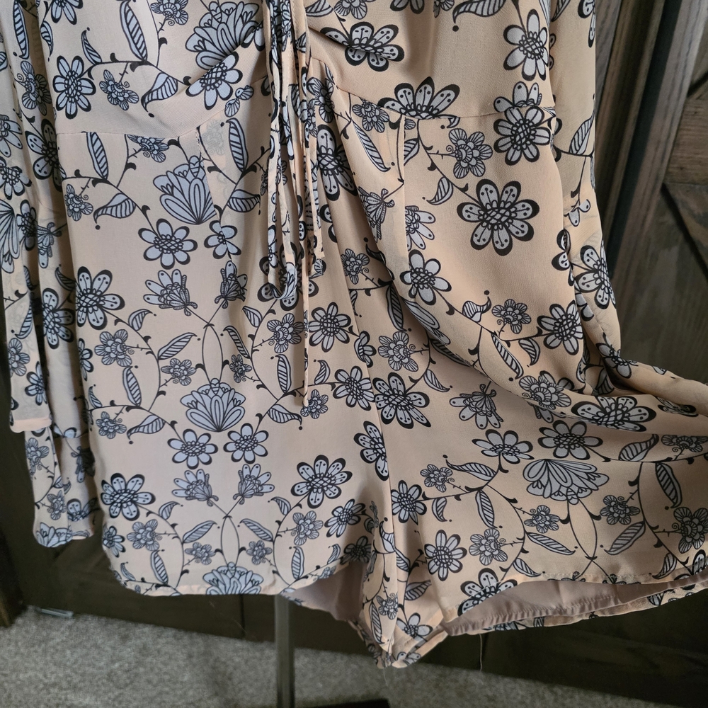 For Love And Lemons Peach Floral Dress - Picture 2 of 5
